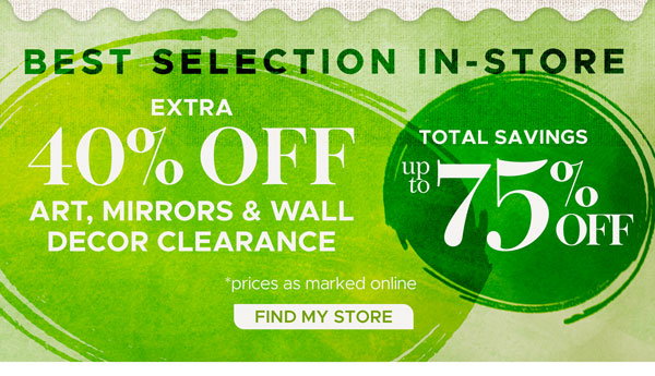 Clearance In Store