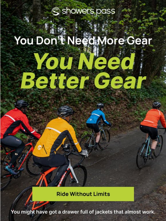 You Don’t Need More Gear