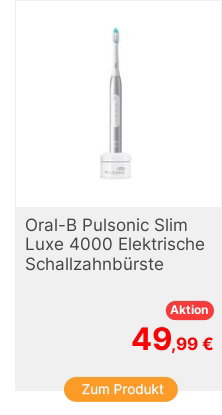 OralB 4210201305644 Elektrische Zahnbrste Platin