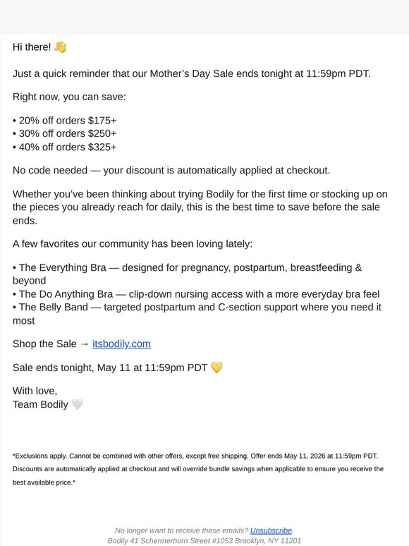 Don't Miss Out: Sale Ends at Midnight!