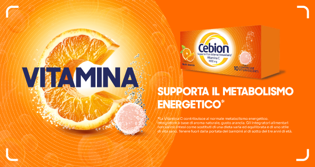 Supporta il metabolismo energetico con Cebion