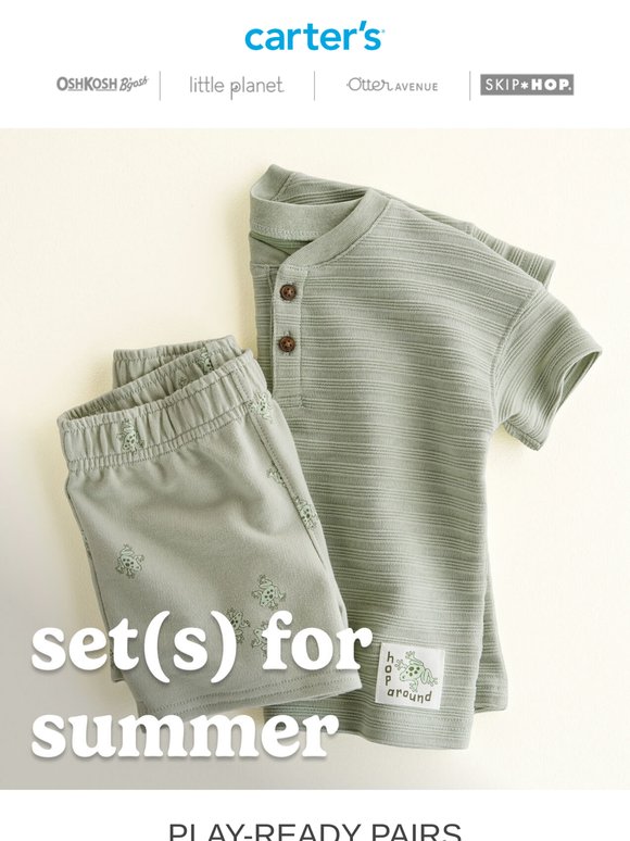 Matching sets = INSTANT OUTFIT 😎