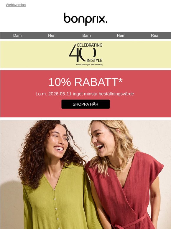 10% rabatt  & nyheter ✨