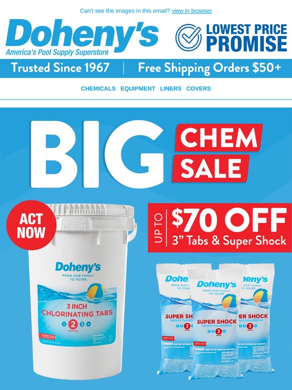 💦 Big Chem Sale + Polaris Days = Pool Season Savings
