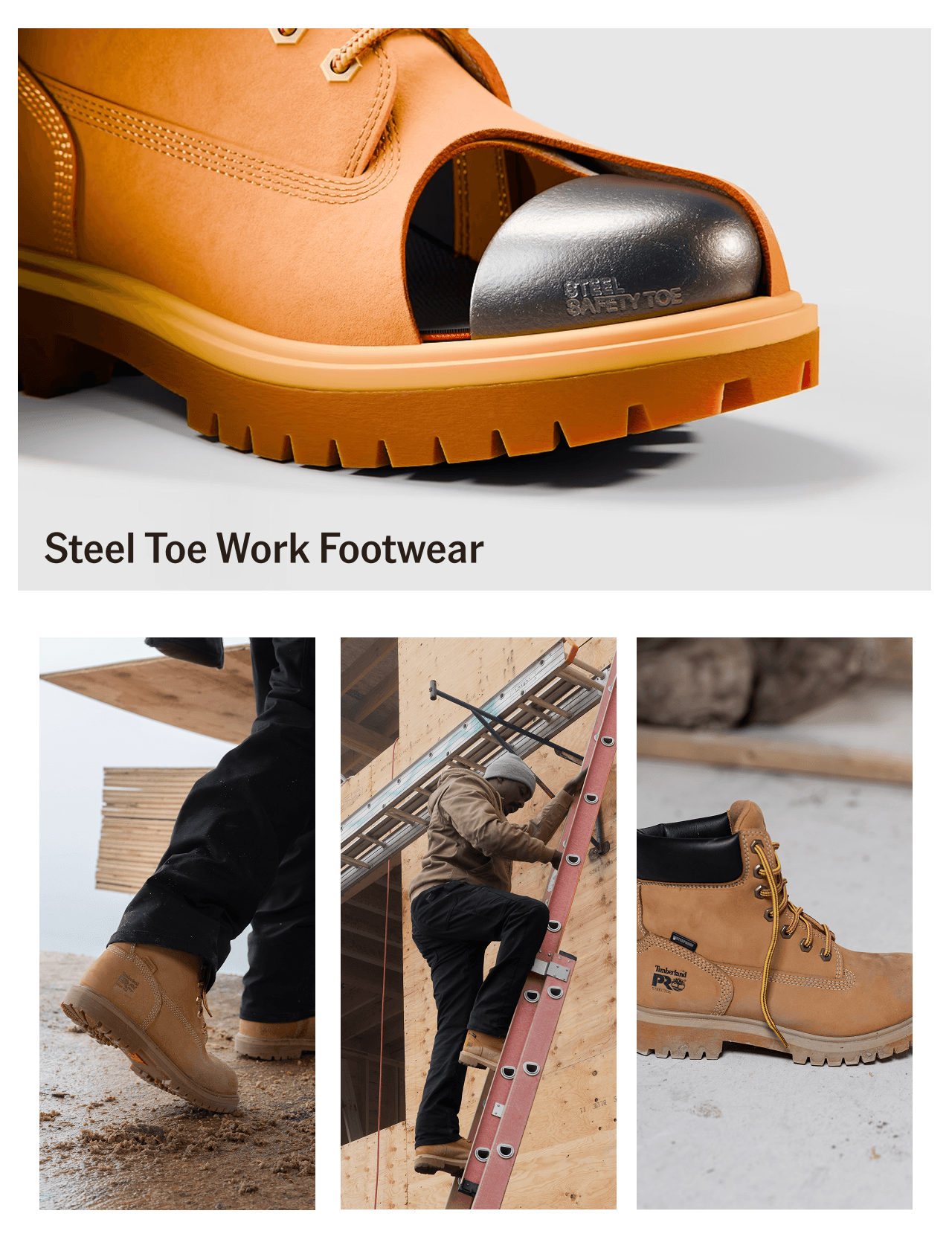 Steel Toe Work Footwear