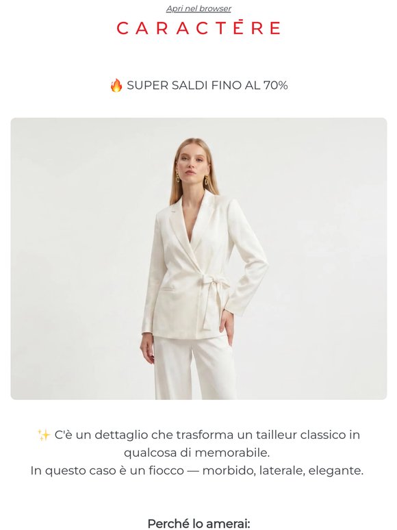 Cosa cambia con un fiocco? Tutto.