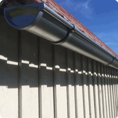 Steel guttering 