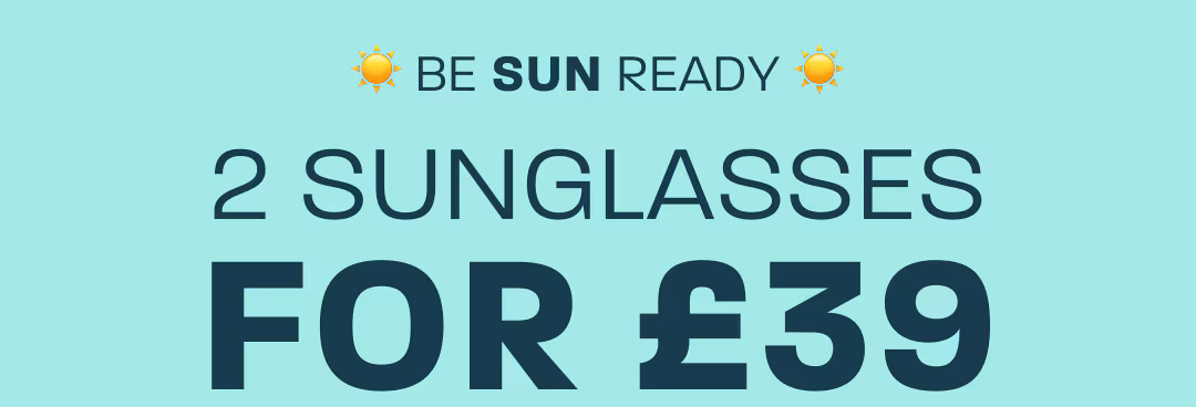 Be sun ready 2 sunglasses for £39