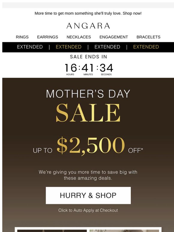 Good News 🥳 Mother's Day Sale Extended