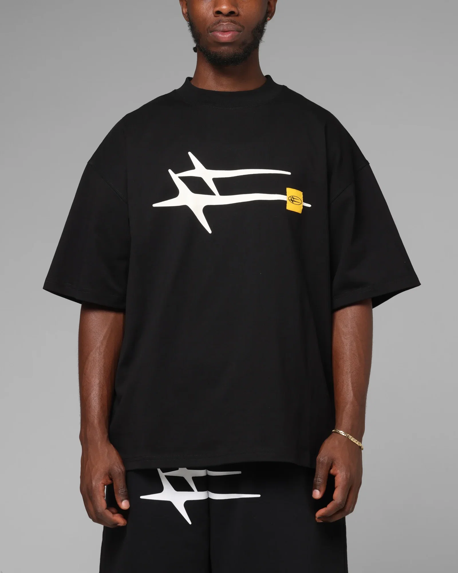 Image of Loiter Hybrid Premium T-Shirt Black