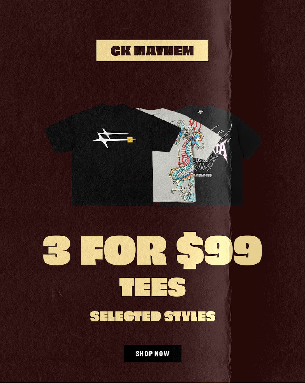 CK Mayhem Sale