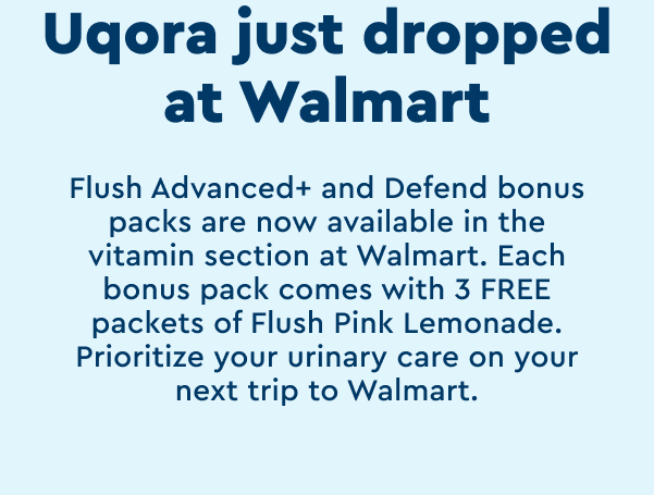 Add Uqora to your next Walmart run
