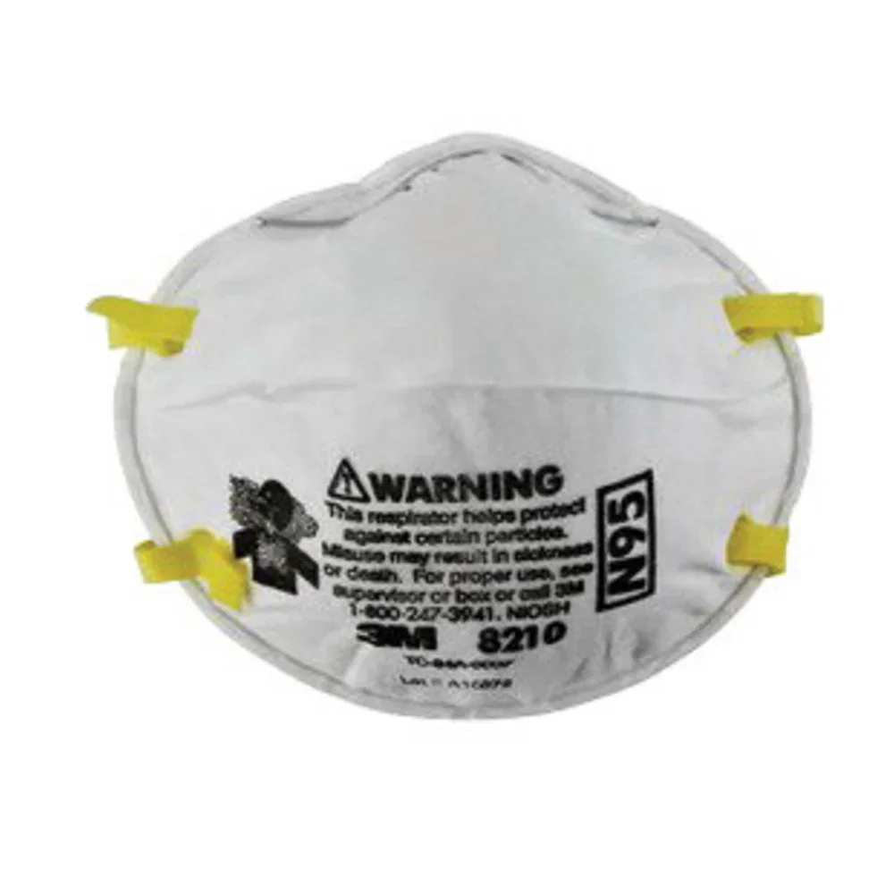 Image of 3M 8210 N95 Disposable Dust Mask Particulate Respirator (20 Disposable Particulate Respirators - Pack)