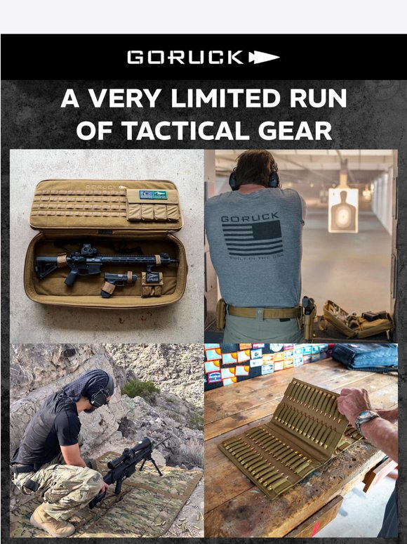 A Very Limited Run of Tactical Gear
