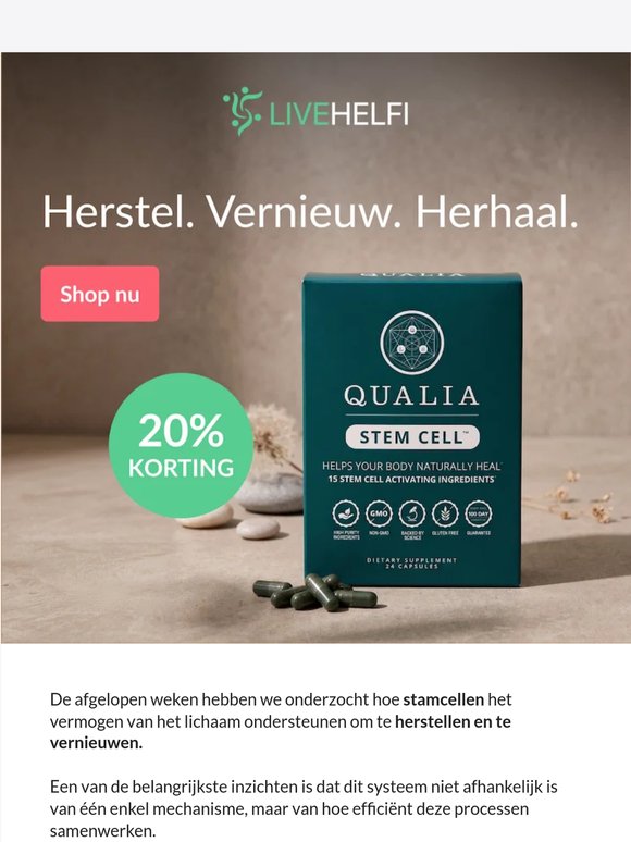 Vier dagen per maand. Een levenslang verschil.