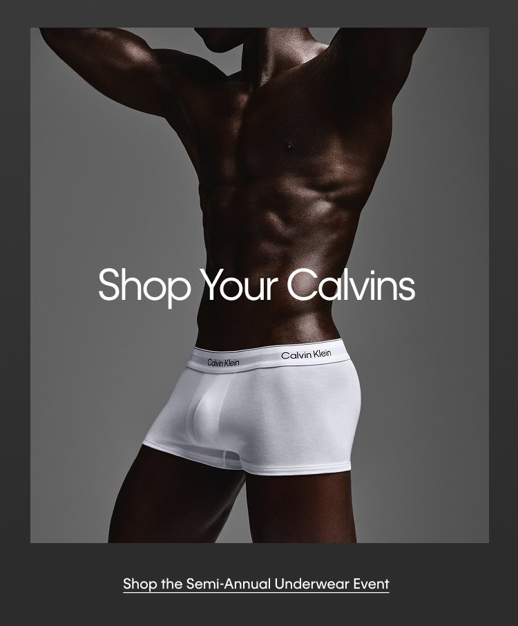Shop the semi annual underwear event