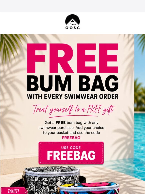 Limited Offer: FREE Bum Bag Inside! ☀️