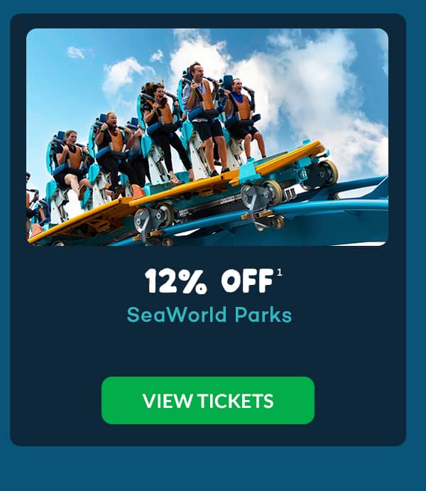 12% OFF1 SeaWorld Parks