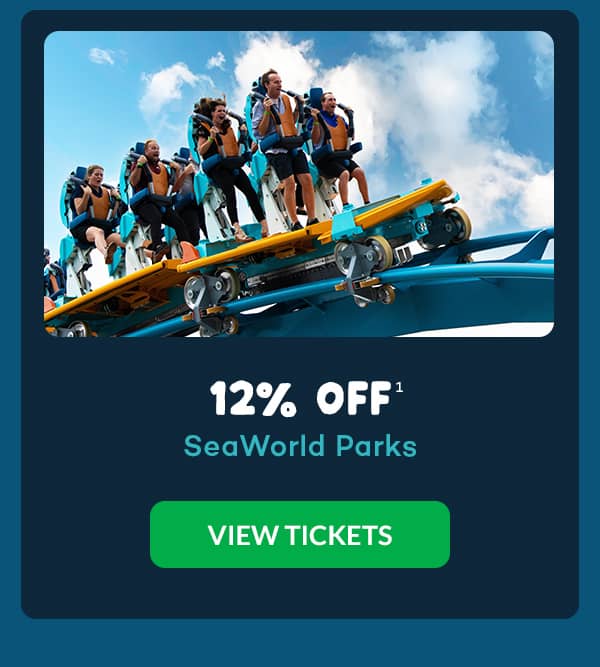12% OFF1 SeaWorld Parks