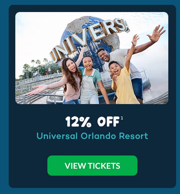 12% OFF1 Universal Orlando Resort