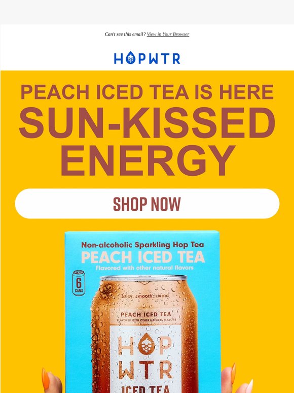 Missed It? Peach Iced Tea Is Here 🍑