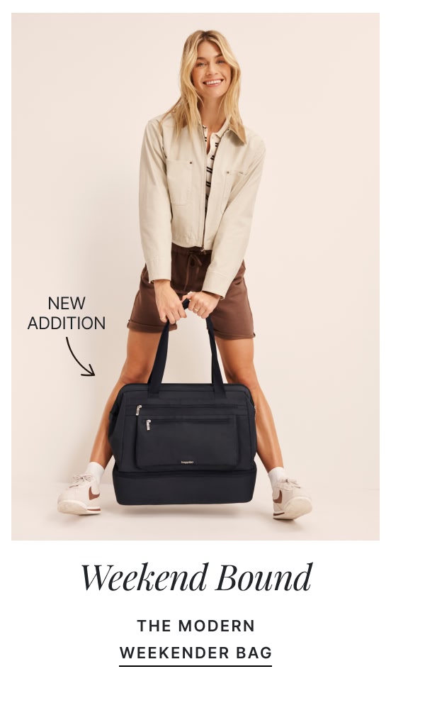 Weekend Bound | Shop The Modern Weekender Bag >