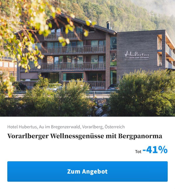 Vorarlberger Wellnessgenüsse mit Bergpanorma