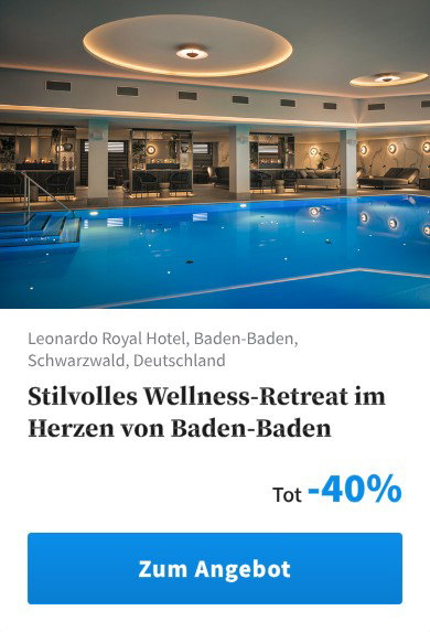 Stilvolles Wellness-Retreat im Herzen von Baden-Baden