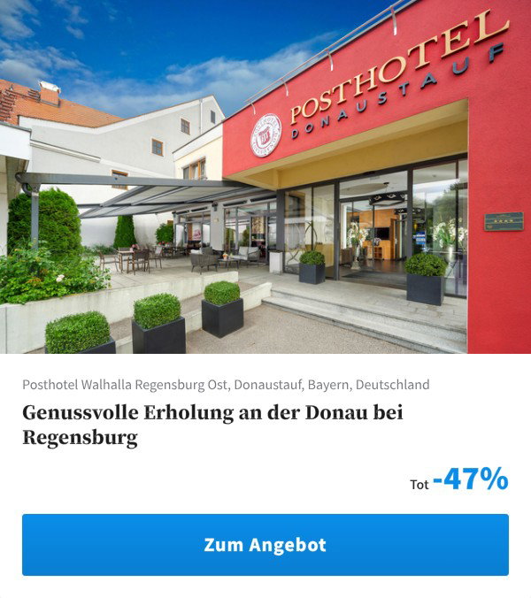 Genussvolle Erholung an der Donau bei Regensburg