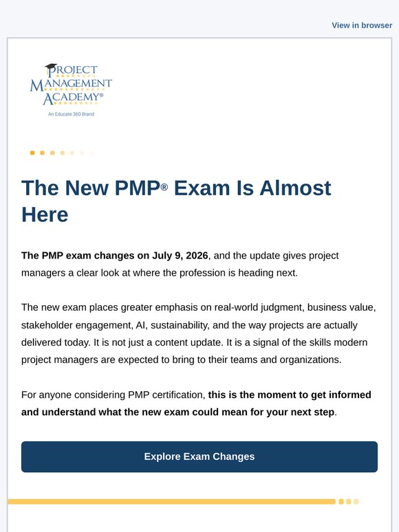 The PMP® Exam Is Changing Soon