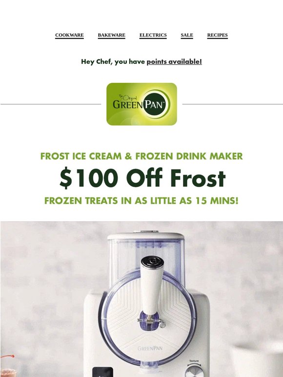 LAST CHANCE: Lowest Price of The Year on Frost Frozen Treat Maker!