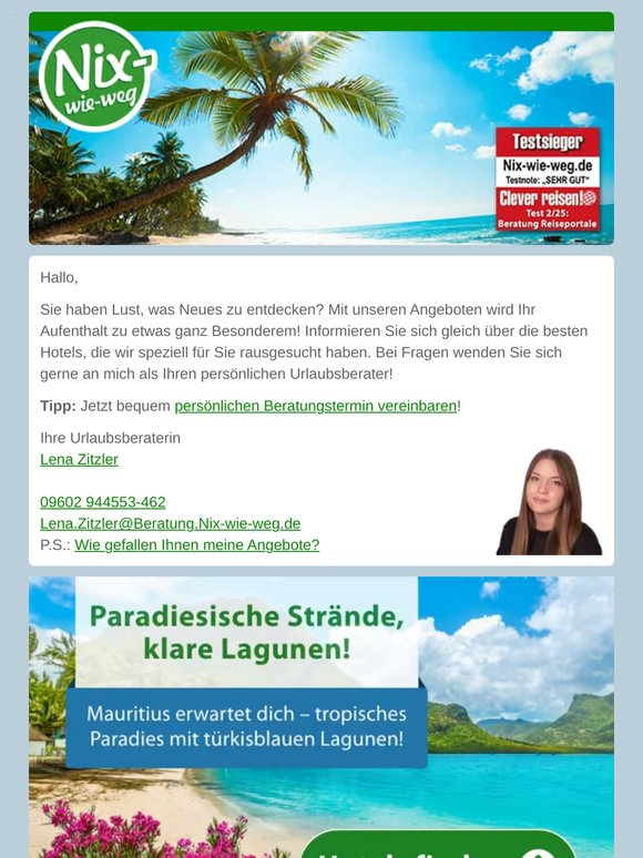 👍 Best-of-Urlaubsberater: Hotel-Empfehlungen der Woche!