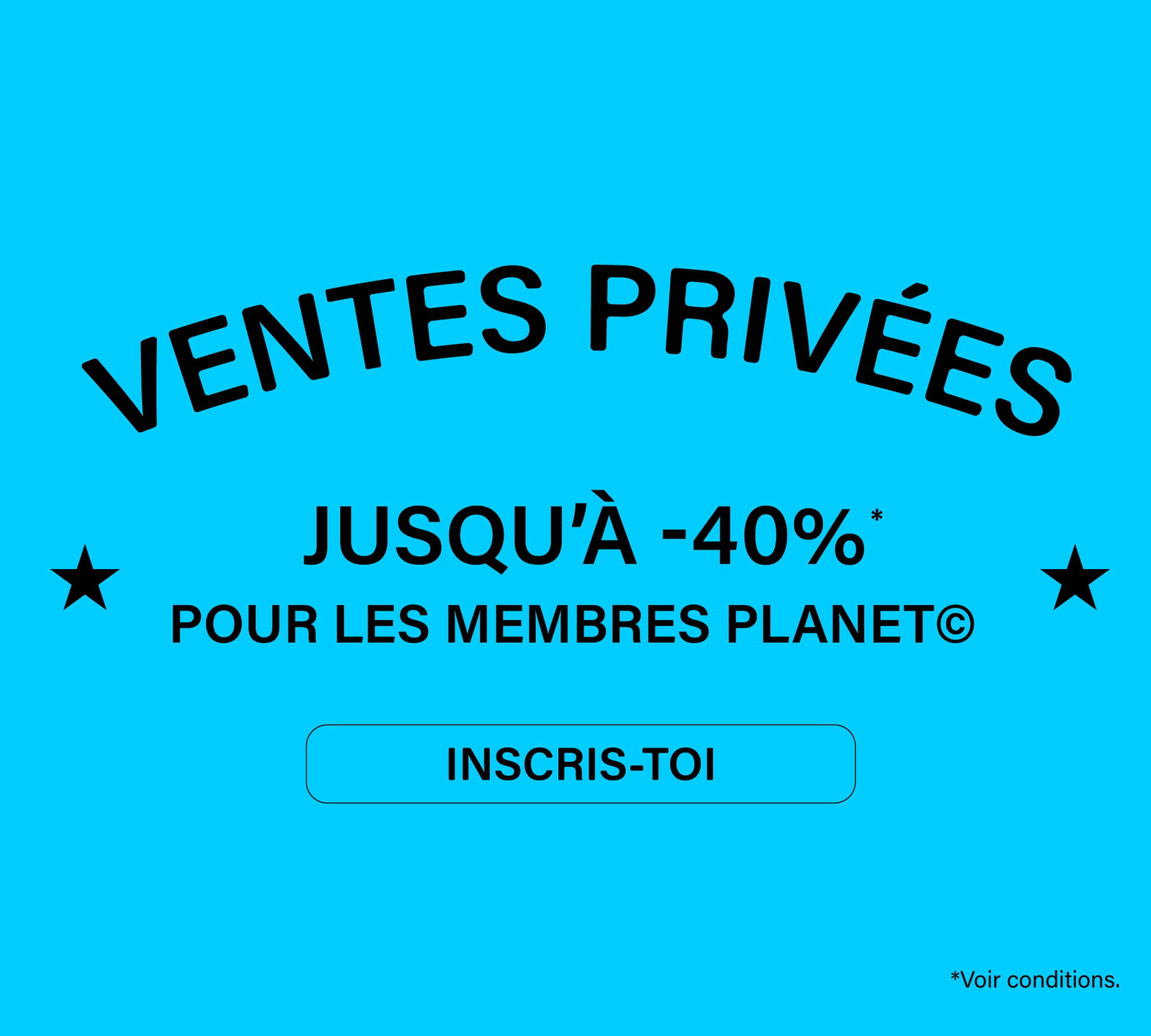 VENTES PRIVEES JUSQU'A -40%