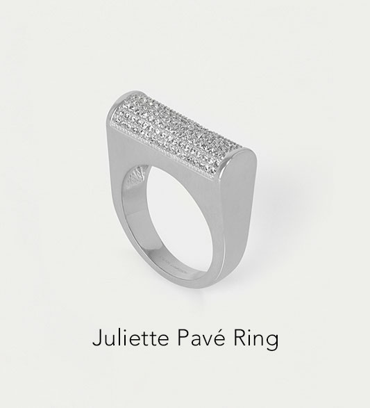 Juliette Pave Ring.