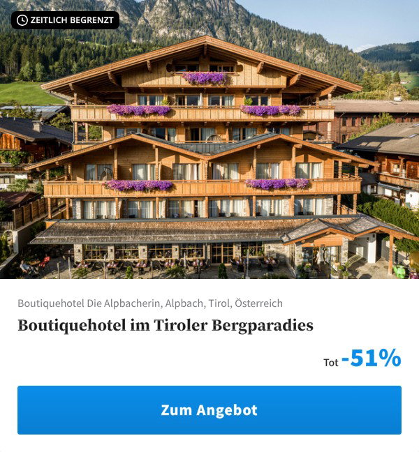 Boutiquehotel im Tiroler Bergparadies
