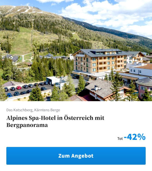 Alpines Spa-Hotel in Österreich mit Bergpanorama