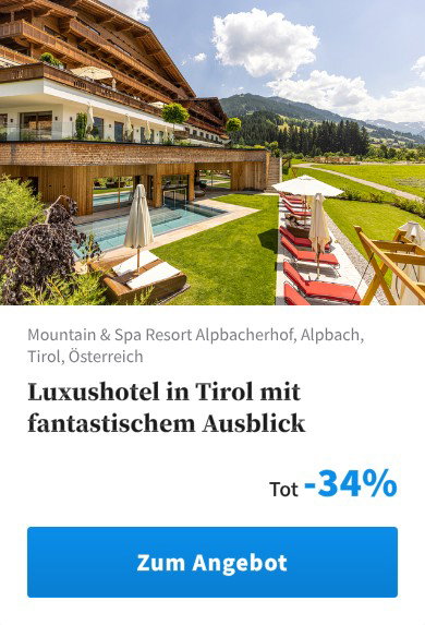 Luxushotel in Tirol mit fantastischem Ausblick