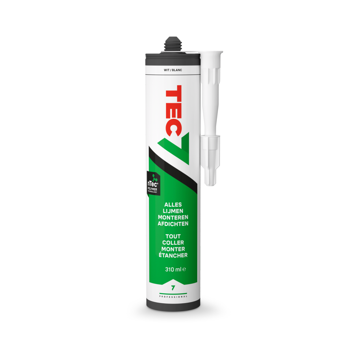 TEC7 Montagekit - Wit - Koker - 310ml