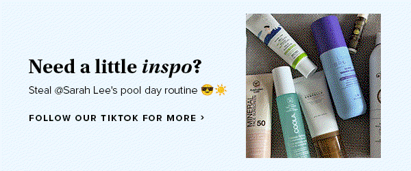 Need a little inspo? Steal @Sarah Lee's pool day routine 😎☀️ Follow our Tiktok for more!