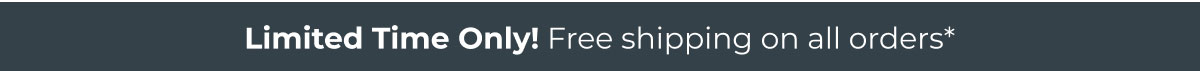 Free Shipping on all orders