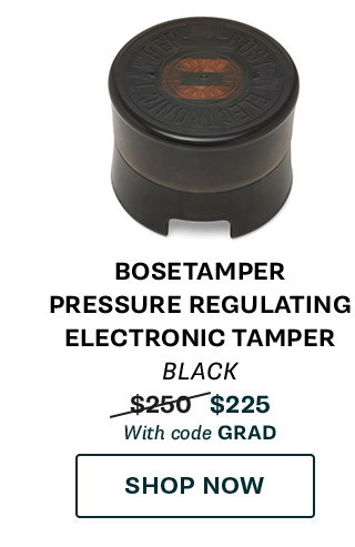 BoseTamper Pressure Regulating Electronic Tamper in Black