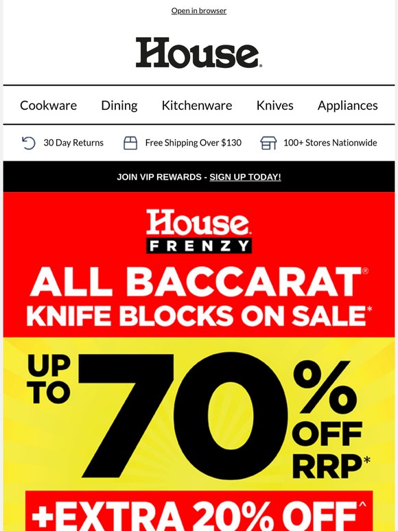 🔥Up to 70% off* Baccarat Knife Blocks