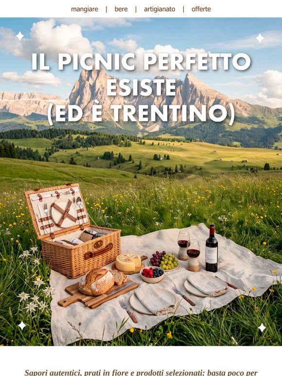 Il picnic perfetto esiste (ed è trentino) 🧺