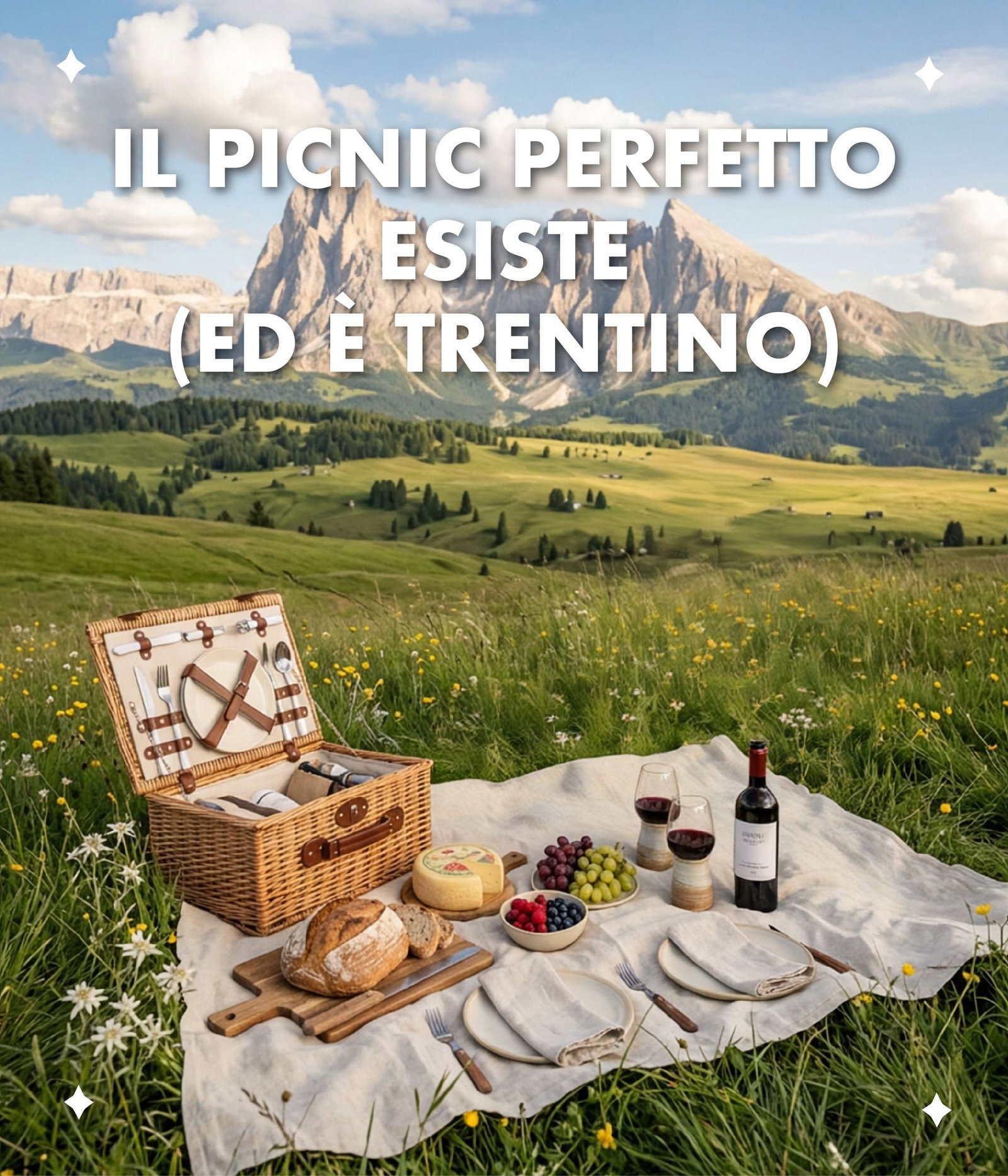Il picnic perfetto esiste (ed è trentino)