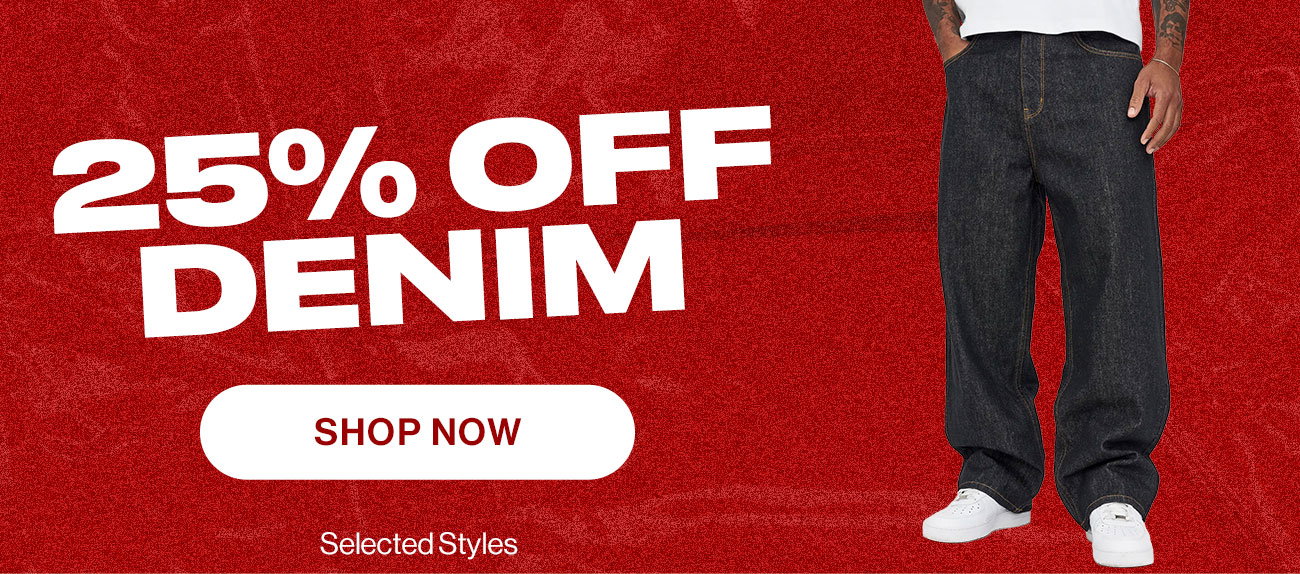 25% off Denim. Shop Now.