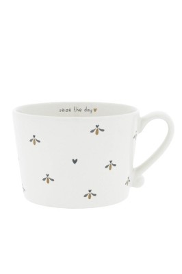 Tasse - DANCING HEARTS - weiß