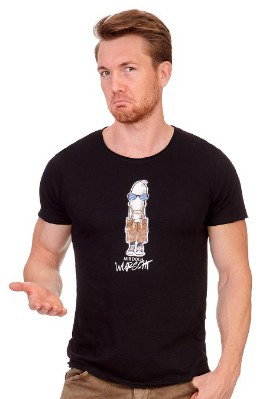 Trachtenshirt Herren - HEIKO BAVARIA - schwarz