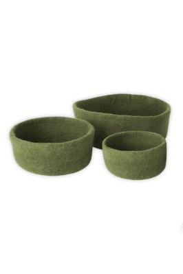Filz-Schalen 3er Set - BOWL -