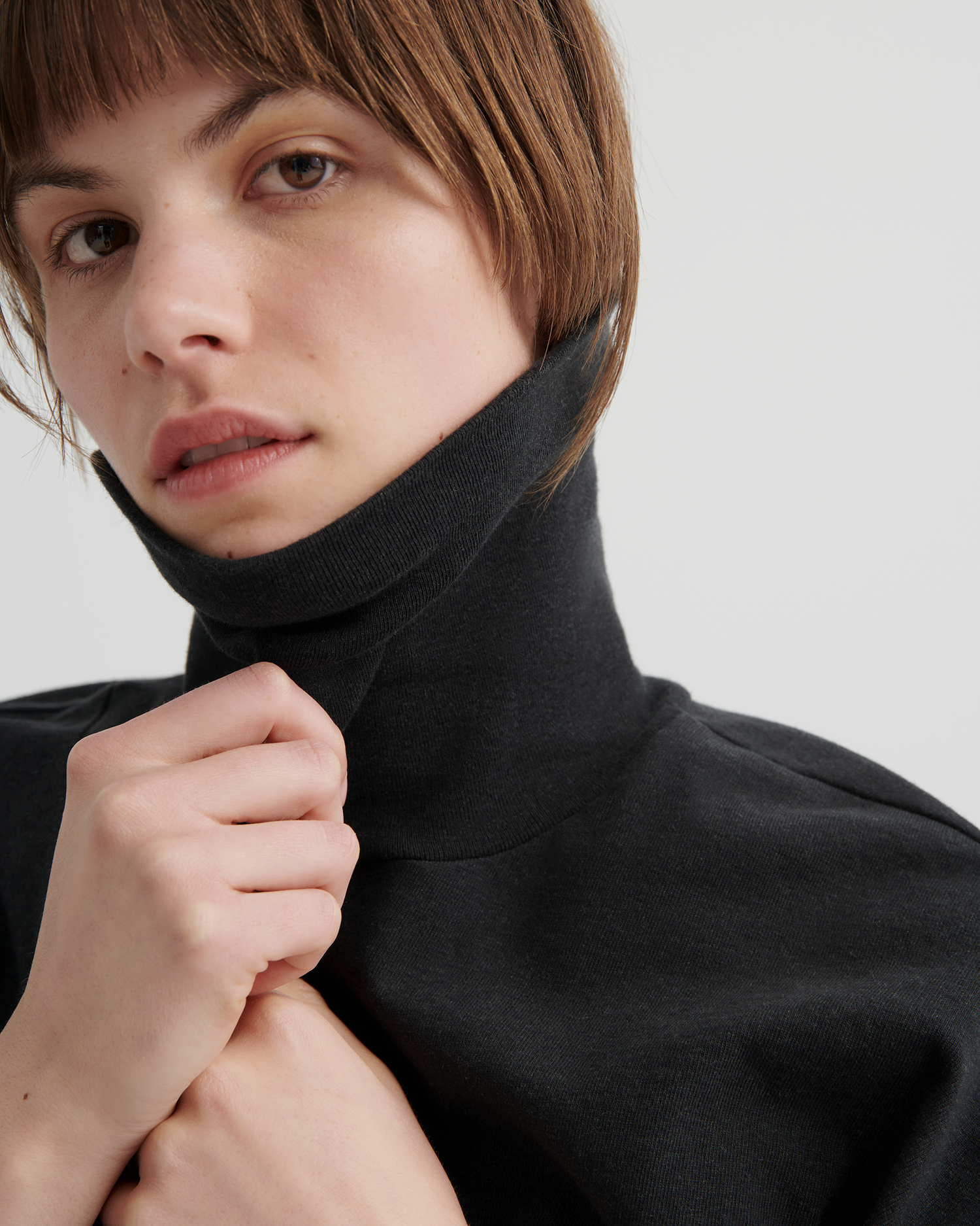 Intent Top Charcoal marle