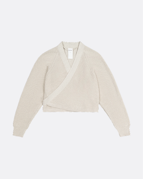 Composure Cardigan Oat melange